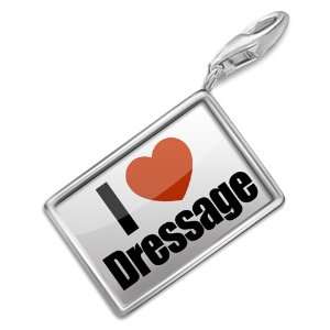  FotoCharms I Love Dressage   Charm with Lobster Clasp 