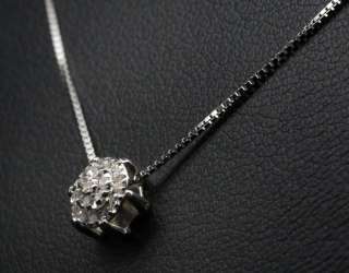   Chimento Margherita 18k White Gold Diamond Pendant Necklace  
