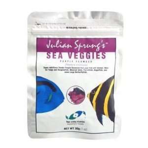  Julian Sprungs Sea Veggies, Purple Seaweed, 30 grams Pet 