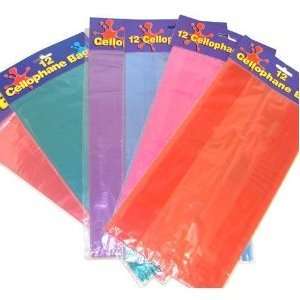  Assorted Colored Cellophane Bags (6 dz) Health & Personal 