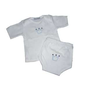    little prince infant tee and matching diaper cover