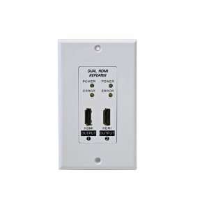  HDMI Dual Repeater Wall Plate Easily Extend your HDMI 