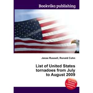  List of United States tornadoes from July to August 2009 
