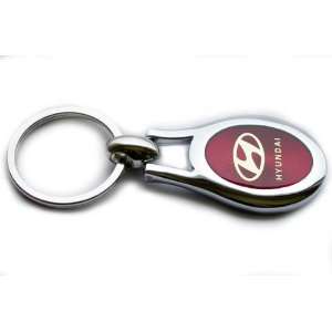  Hyundai Oval Key Chain Red: Sports & Outdoors