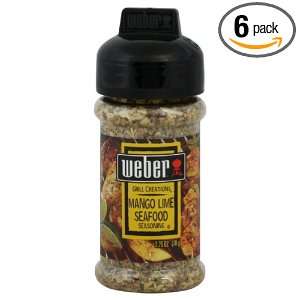 Weber Grill Seasoning, Mango Lime, 2.75 Ounce (Pack of 6)  