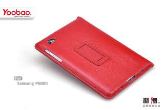 Red Black Original Yoobao Genuine Leather Case 7.7 Inch Samsung Galaxy 