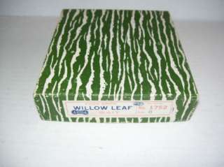 VINTAGE FOUR BROTHERS BOX ONLY FOR WILLOW LEAF BAIT 4 BROTHERS  