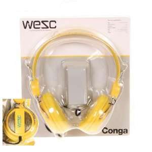  Wesc Conga Headphones (Yellow) Electronics