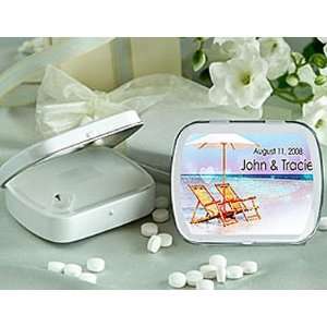  Summer Theme Personalized Glossy White Hinged Mint box 