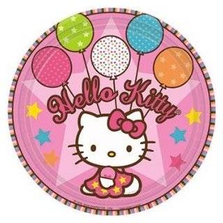 Amscan Hello Kitty Balloon Dreams 9 Paper Plates