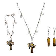 ProSpecialties New Orleans Saints Frosted Jewelry Set   