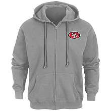 San Francisco 49ers Mens Custom Full Zip Hooded Sweatshirt   NFLShop 