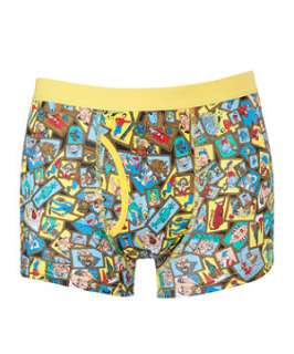 null (Multi Col) Wheres Wally Boxer Shorts  245140899  New Look