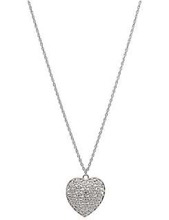Crystal studded heart necklace by Lane Bryant  Lane Bryant