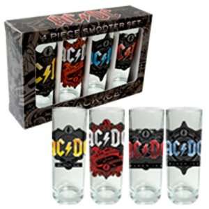  AC/DC   Black Ice Shooter Glass Set