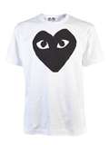 Comme Des Garçons Play Heart Print T Shirt   American Rag   farfetch 