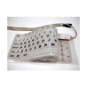    Waterproof Foldable Keyboard With Large Letters Electronics