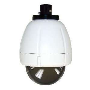 Vandal Resistant Outdoor dome housing w/pendant mount, rugged cast 