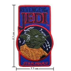  3pcs Star Wars Yoda Logo II Embroidered Iron on Patches Kid 