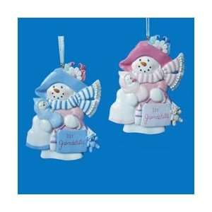 Club Pack of 12 First Grandchild Christmas Ornaments for 
