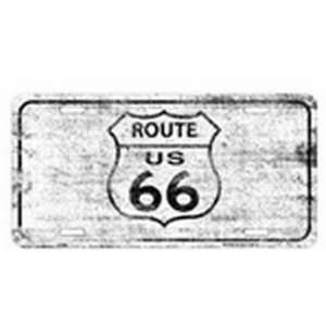  Route 66 Distressed License Plate Plates Tag Tags auto vehicle 