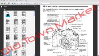 Canon EOS 40D Camera   Users Instruction Manual   40 D  
