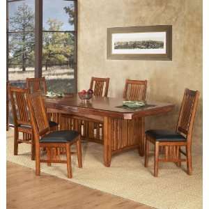  Pasadena Rectangular Trestle Dining Table by GS Furniture 