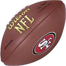 Wilson San Francisco 49ers Logo Football   NFLShop