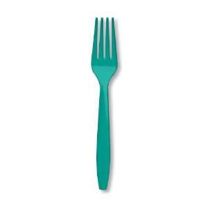  Teal Plastic Forks   288 Count