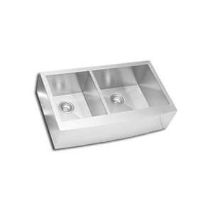  Karran Undermount Double Bowl Kitchen sink w/ Aront Front 