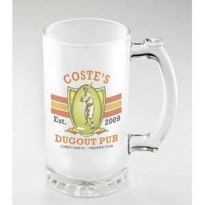  Set of 4 Dugout Pub Frosted Sports Mugs