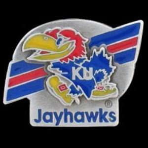  College Team Logo Pin   Kansas Jayhawks