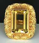 Antiker Juwelenring 6,1 ct. Saphir Diamanten Gold 585 Artikel im 