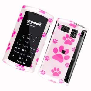   Pink Dog Paw Sanyo 6760 Incognito Snap on Cell Phone Case Electronics