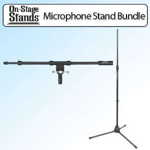  On Stage MS7700B Euro Style Tripod Base Microphone Stand 