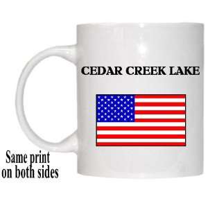  US Flag   Cedar Creek Lake, Texas (TX) Mug: Everything 