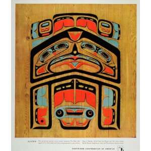   Nielsen Alaska Totem Design Print   Original Print
