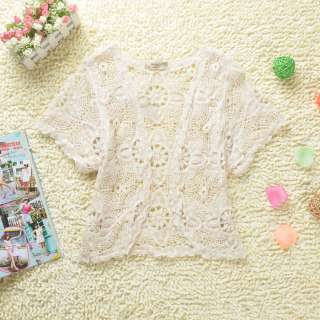 Romantic Crochet & Lace Top/Shrug #19  