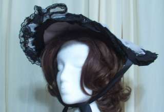 E78 Gothic Victorian Steampunk Civil War hat bonnet  