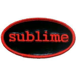  SUBLIME Red Vinyl Logo Patch #16000