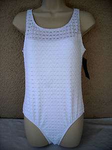 Anne Cole Collection GORGEOUS! White Tankini (see sizes/measurements 