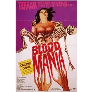  Blood Mania (1970) 27 x 40 Movie Poster Style B