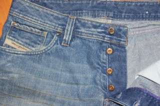 DIESEL ZAF 796 LOW RISE BOOT JEANS 36/32 ITALY EUC!! Altered  