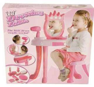 Spieltisch Kinderschminktisch mit Hocker Prinzessin  