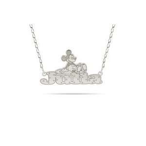   Mickey Mouse Nameplate Necklace   Officially Licensed Disney Jewelry