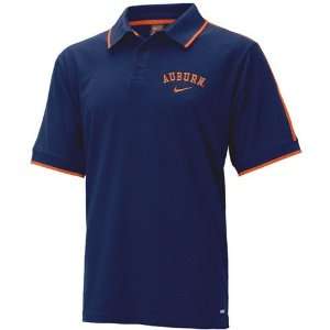    Nike Auburn Tigers Navy Blue Classic Polo: Sports & Outdoors