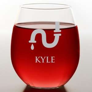  Plumbing Stemless Red Wine Glass