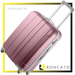 RONCATO (S) Bordgepäck Koffer Trolley, Pink/Grün, Schloss Hatschale 