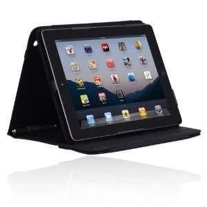  New iPad Premium KICKSTAND Case with Stylus   Black :: Apple iPad 