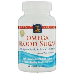  Nordic Naturals Omega Blood Sugar 60ct Health & Personal 